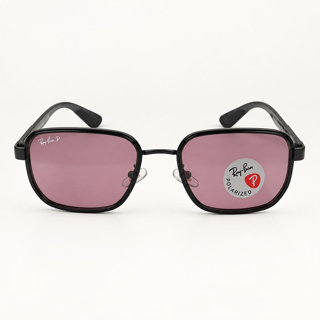 🏎️ Ray-Ban x Scuderia Ferrari (Edición Fibra de Carbono) 🏎️ Marco Negro - Lente Rojo
