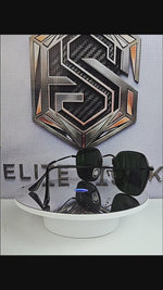🔥 RAY-BAN RB3694 HEXAGONAL – METAL NEGRO & VIDRIO VERDE G-15 (DIAMOND HARD) 🔥