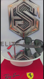 🏎️ RAY-BAN SCUDERIA FERRARI RB3674M – EDICIÓN ALL BLACK - MARCO NEGRO MATE / LENTES OSCUROS
