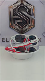 ⚡ OAKLEY PLAZMA OO9019 EDICIÓN ESPECIAL– MATTE WHITE / PRIZM RUBY SPORT EDITION ⚡