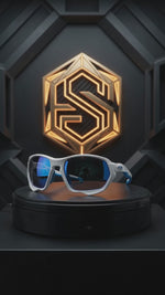OAKLEY PLAZMA // MATTE WHITE & PRIZM SAPPHIRE: RENDIMIENTO GEOMÉTRICO SIN LÍMITES