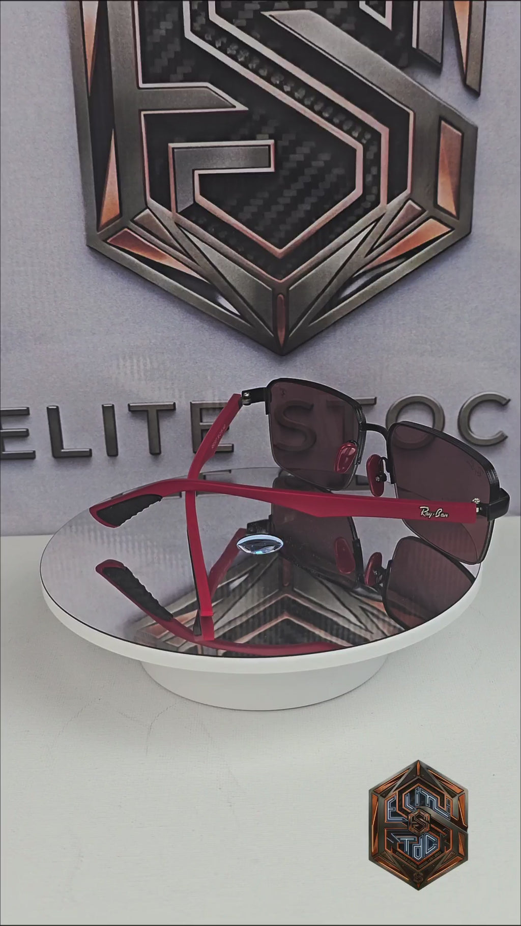 Ray-Ban x Scuderia Ferrari Square (Edición Especial Rojo Testarrosa)