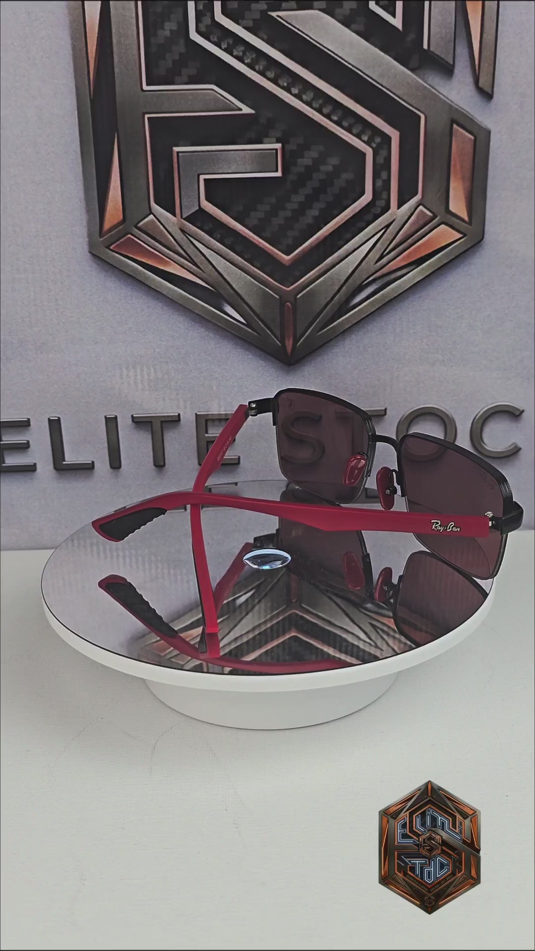 Ray-Ban x Scuderia Ferrari Square (Edición Especial Rojo Testarrosa)