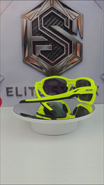 ⚡ OAKLEY PLAZMA OO9019 – NEON YELLOW / PRIZM SAPPHIRE