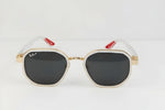 🏎️✨ RAY BAN SCUDERIA FERRARI RB3674 | EDICIÓN COLECCIONISTA TRANSPARENTE & ORO