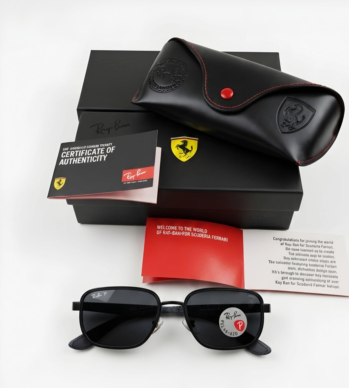🏎️ Ray-Ban x Scuderia Ferrari (Edición Fibra de Carbono) 🏎️