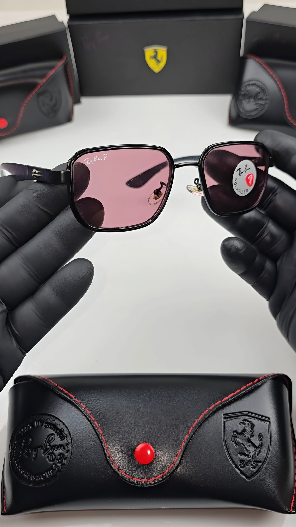 🏎️ Ray-Ban x Scuderia Ferrari (Edición Fibra de Carbono) 🏎️
