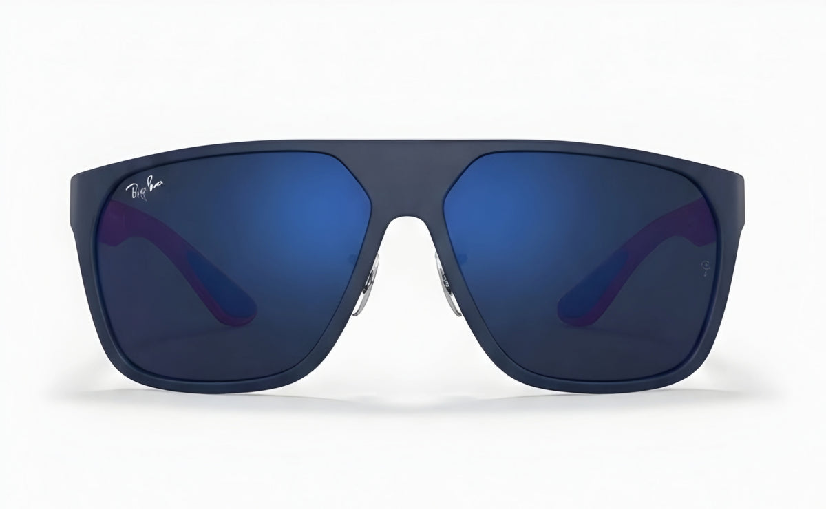 🏎️🔥 RAY-BAN X SCUDERIA FERRARI – EDICIÓN ESPECIAL SPORT SHIELD
AZUL MATE & ROJO RACING | LENTES ESPEJO AZUL