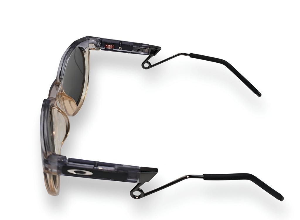 🔥 OAKLEY HSTN METAL – GREY SMOKE & AMBER CRYSTAL (PRIZM POLARIZED) 🔥