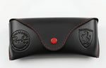 🏎️ Ray-Ban x Scuderia Ferrari (Edición Fibra de Carbono) 🏎️ Marco Negro - Lente Rojo
