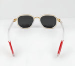 🏎️✨ RAY BAN SCUDERIA FERRARI RB3674 | EDICIÓN COLECCIONISTA TRANSPARENTE & ORO