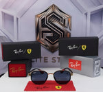 🏎️💨 RAY-BAN SCUDERIA FERRARI RB3674 | EDICIÓN ESPECIAL MOTORSPORT | Marco Azul Oscuro Mate & Dorado / Lentes Azules Oscuros Polarizados