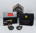 RayBan x Ferrari Oval / Fibra De Carbono/ Marco Dorado (Ref: RB32112)
