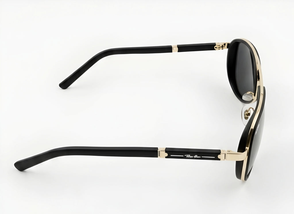 🔥 RAY-BAN RB3683 POLARIZED – BLACK & POLISHED GOLD 🔥
