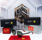 🔥 RAY-BAN SCUDERIA FERRARI RB3674M – POLISHED SILVER & CLASSIC G-15 🔥