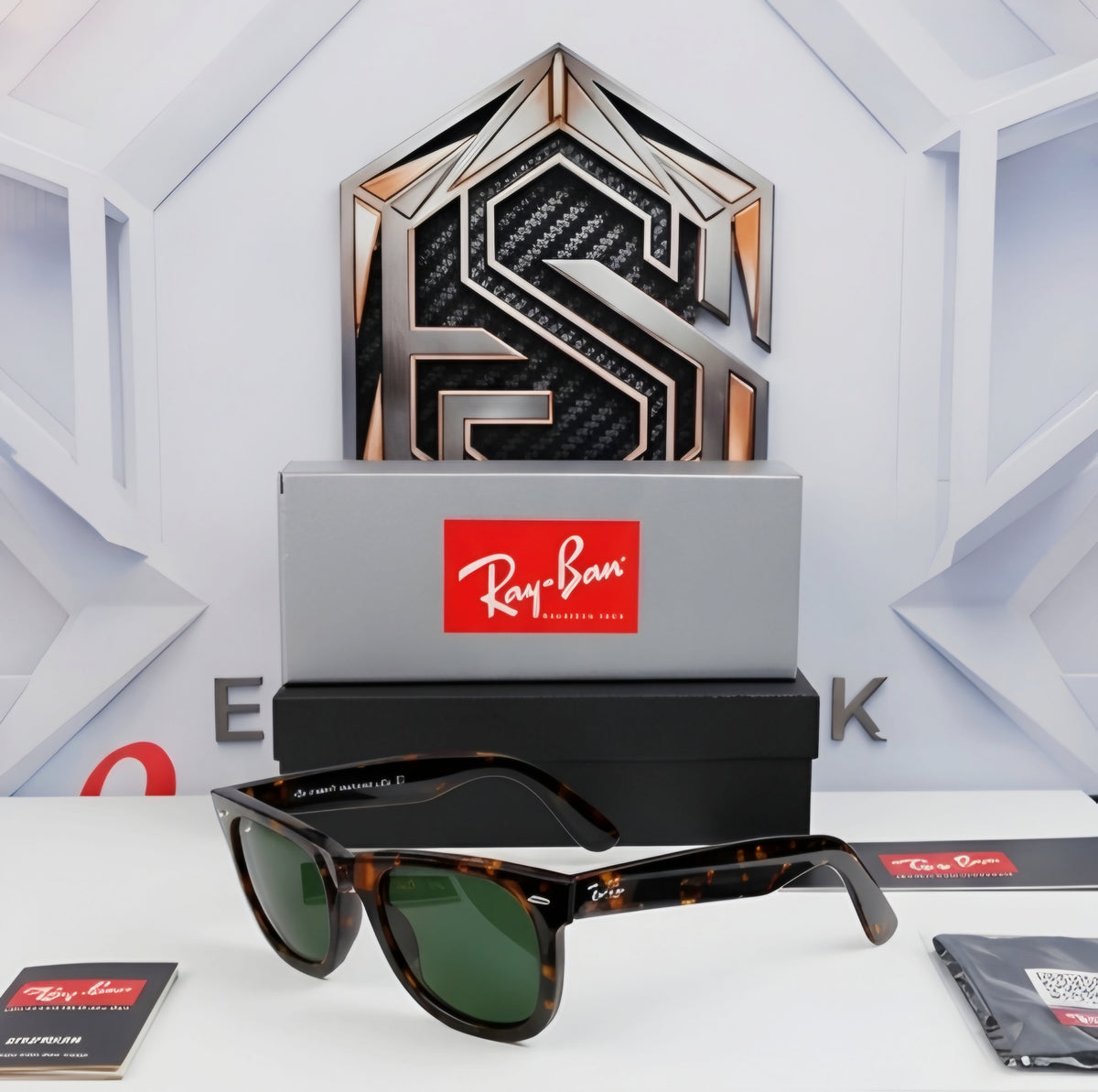 Ray-Ban Wayfarer Classic (Havana / Carey) (Ref: RB2140)