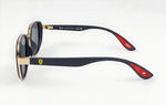 🏎️💨 RAY-BAN SCUDERIA FERRARI RB3674 | EDICIÓN ESPECIAL MOTORSPORT | Marco Azul Oscuro Mate & Dorado / Lentes Azules Oscuros Polarizados