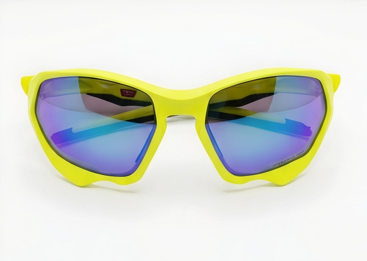 ⚡ OAKLEY PLAZMA OO9019 – NEON YELLOW / PRIZM SAPPHIRE