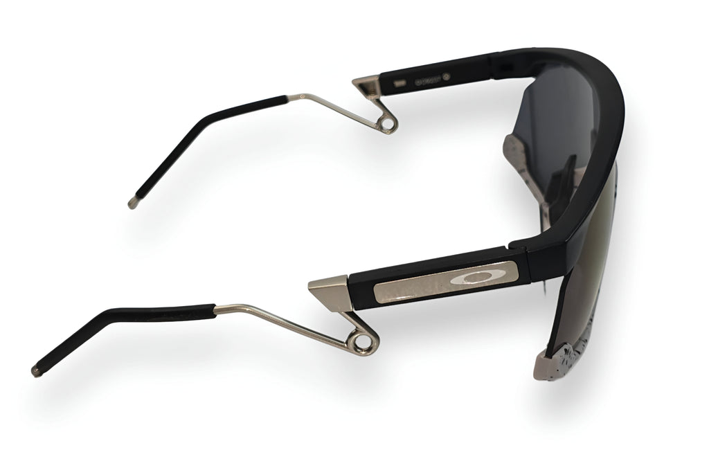 🔥 OAKLEY BXTR METAL – MATTE BLACK & SAPPHIRE BLUE (EDICIÓN SPLATTER) 🔥