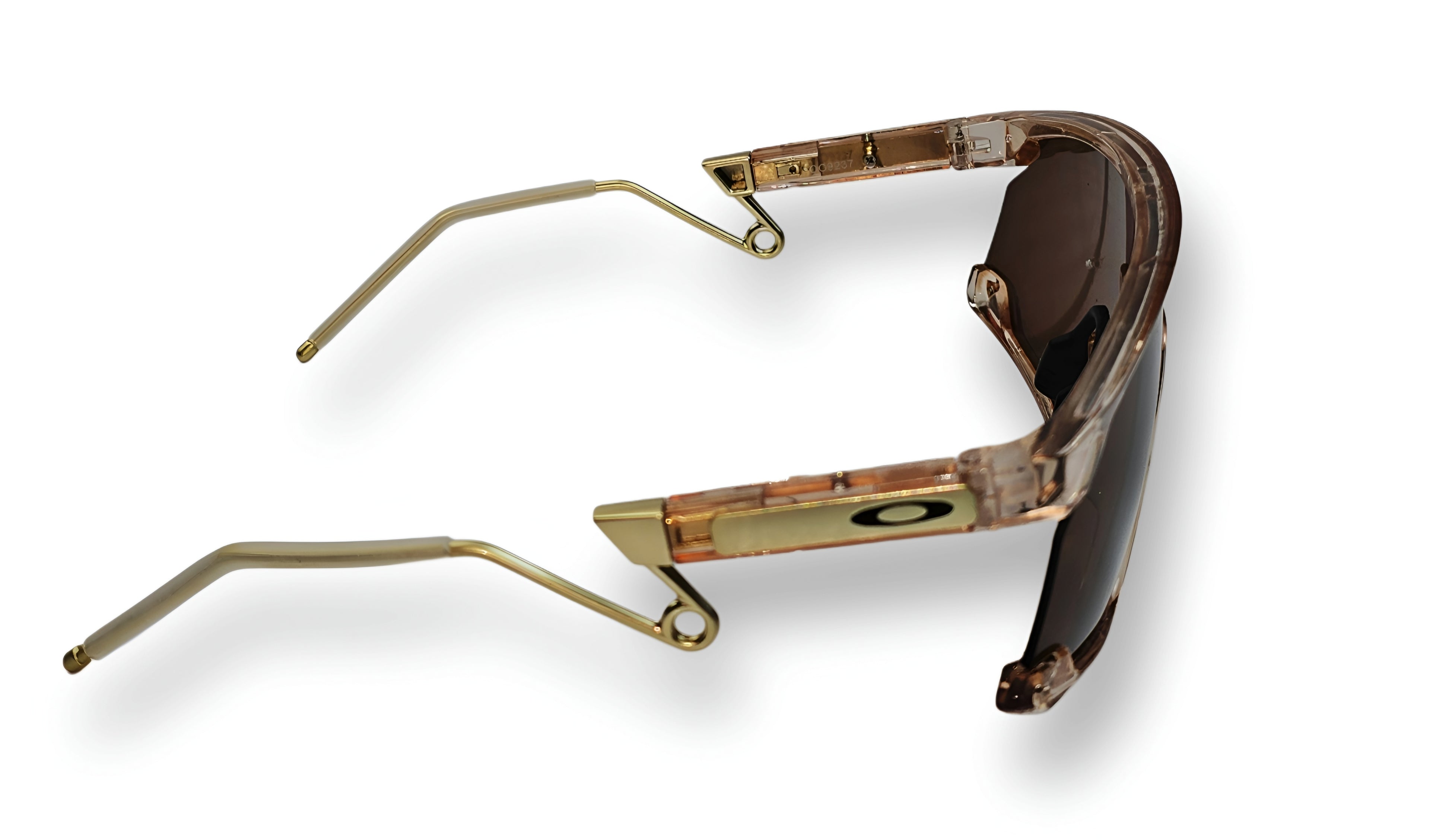 🔥 OAKLEY BXTR METAL – CHAMPAGNE CRYSTAL & GOLD 🔥