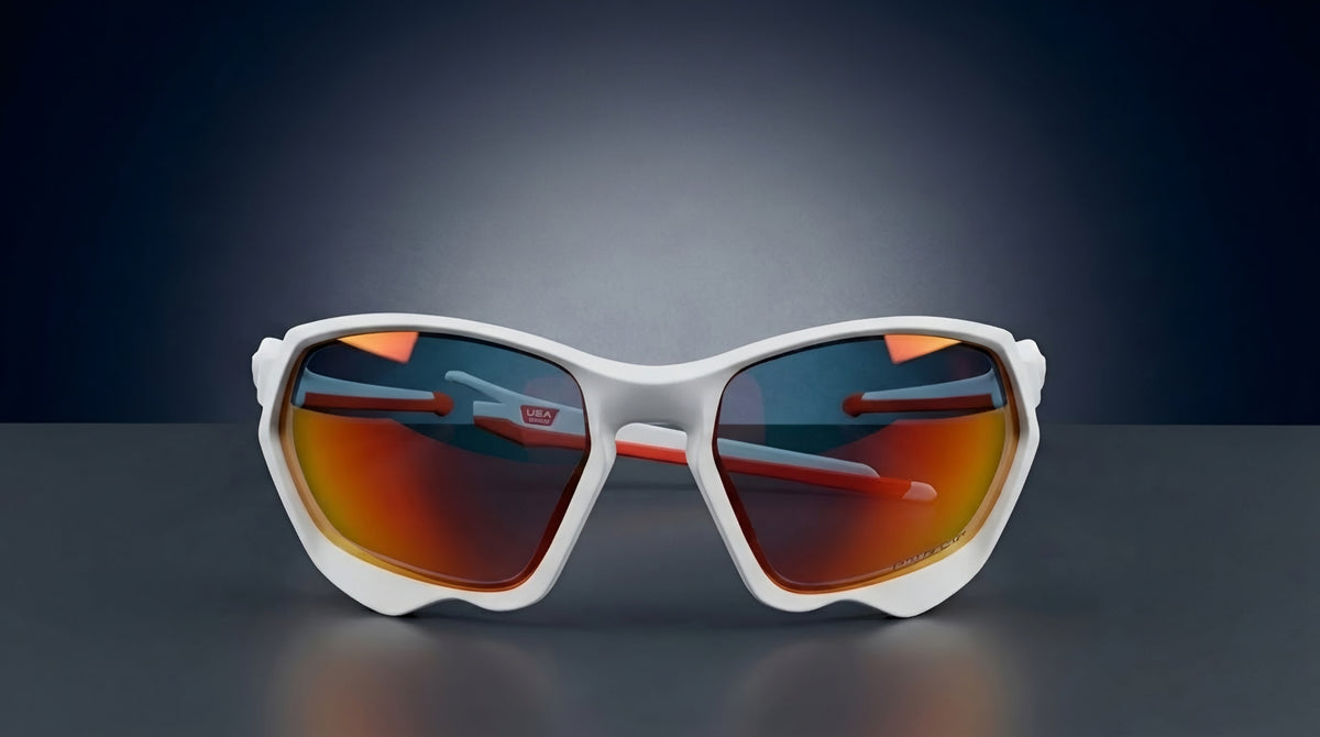 ⚡ OAKLEY PLAZMA OO9019 EDICIÓN ESPECIAL– MATTE WHITE / PRIZM RUBY SPORT EDITION ⚡