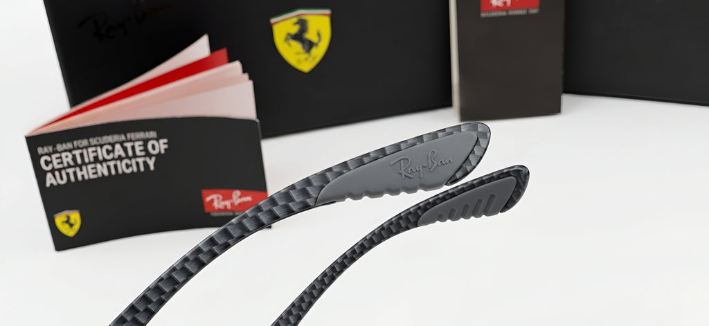 🏎️ Ray-Ban x Scuderia Ferrari (Edición Fibra de Carbono) 🏎️