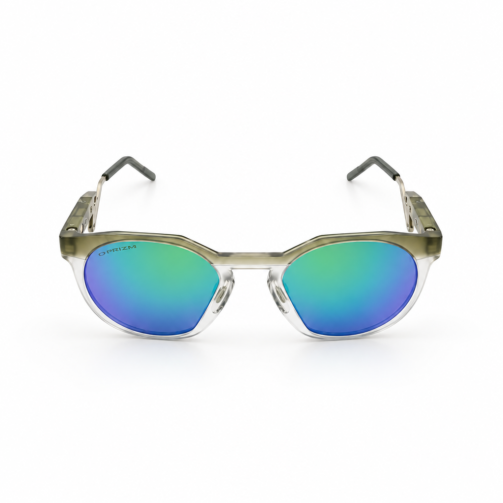 🔥 OAKLEY HSTN METAL – MATTE OLIVE INK & CLEAR (PRIZM POLARIZED SAPPHIRE / JADE) 🔥