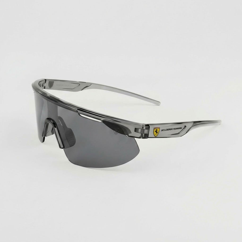 Ray-Ban x Scuderia Ferrari Shield Performance (Edición Humo / Gris Translúcido)