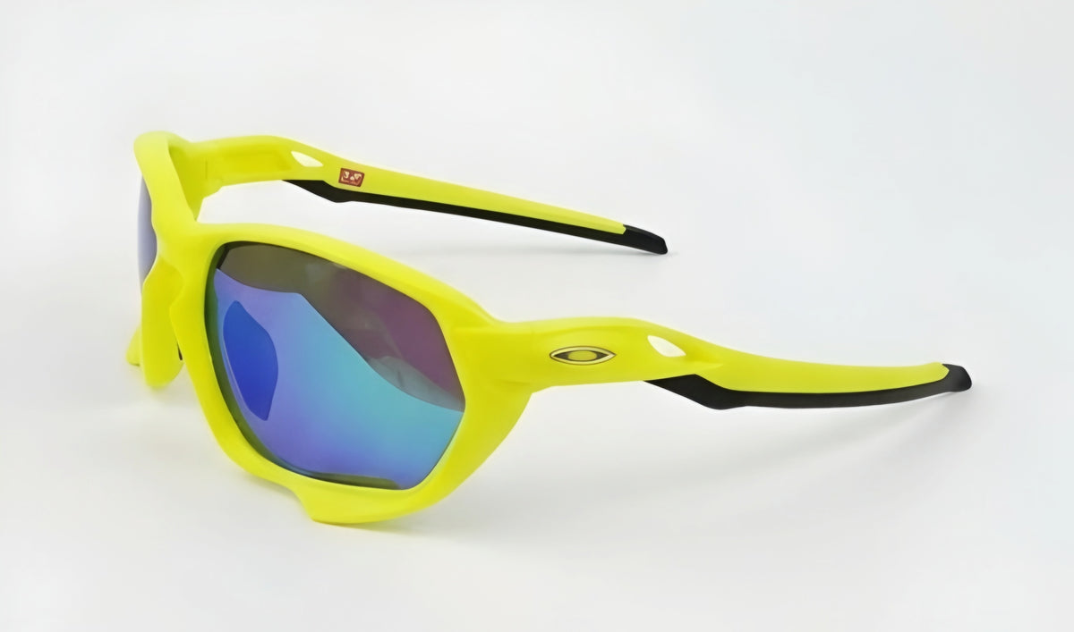 ⚡ OAKLEY PLAZMA OO9019 – NEON YELLOW / PRIZM SAPPHIRE