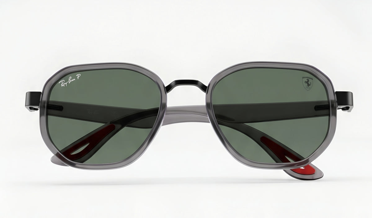 🔥 RAY-BAN SCUDERIA FERRARI RB3674M – POLISHED SILVER & CLASSIC G-15 🔥