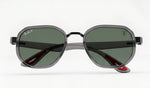 🔥 RAY-BAN SCUDERIA FERRARI RB3674M – POLISHED SILVER & CLASSIC G-15 🔥