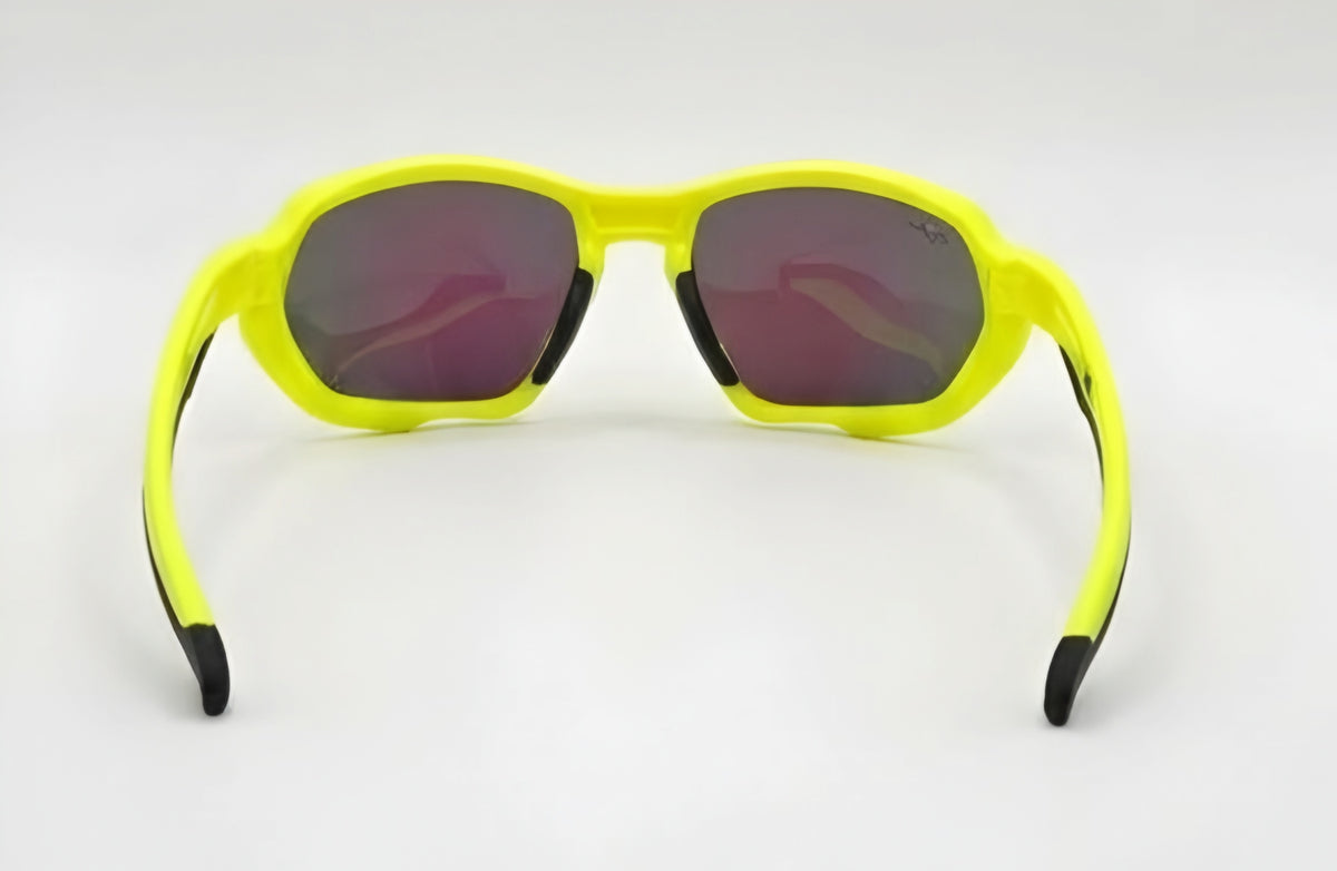 ⚡ OAKLEY PLAZMA OO9019 – NEON YELLOW / PRIZM SAPPHIRE