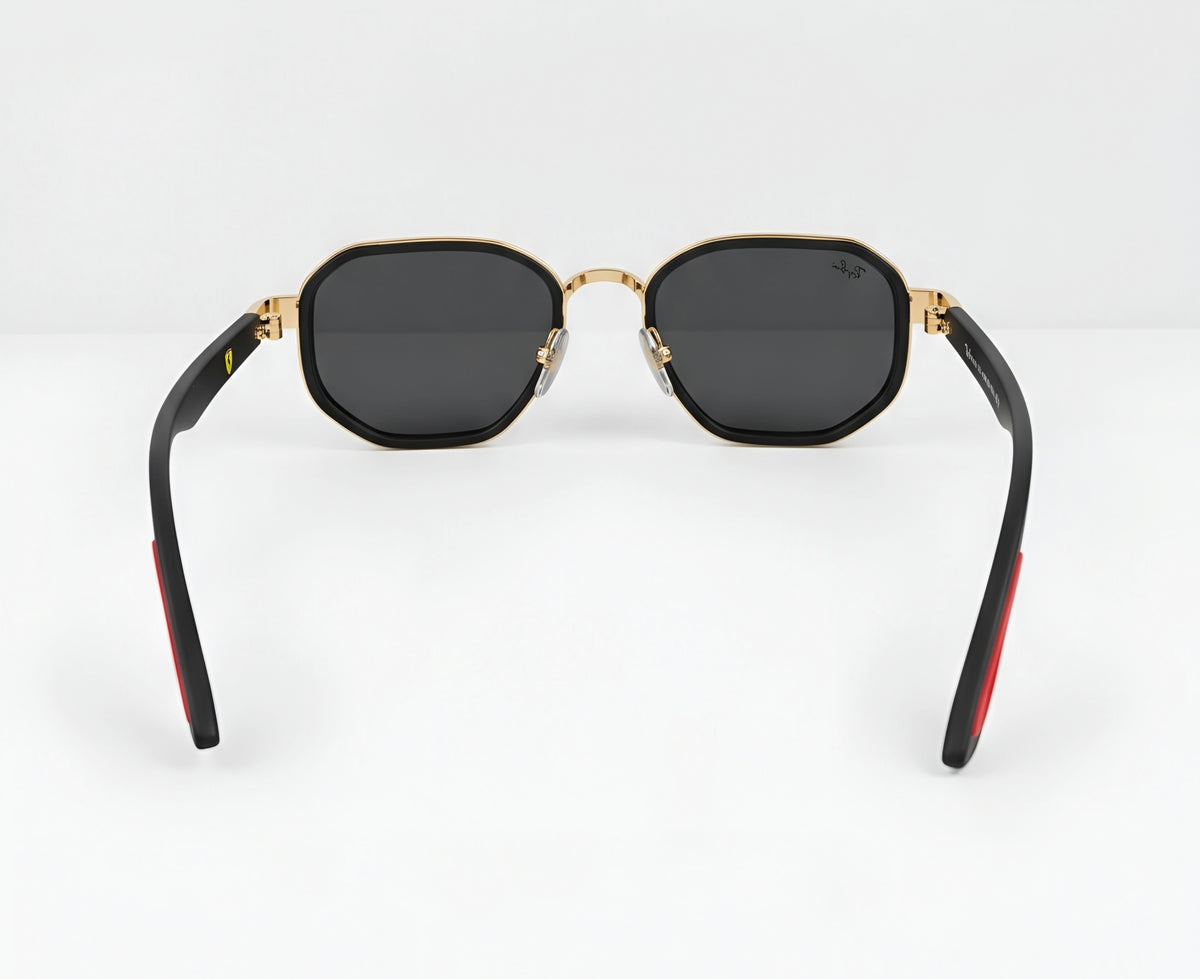 🏎️ RAY-BAN SCUDERIA FERRARI RB3674M – BLACK & GOLD / LENTES OSCUROS