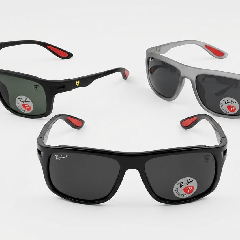 Ray-Ban x Scuderia Ferrari Polarizadas: Adrenalina y Estilo de Élite