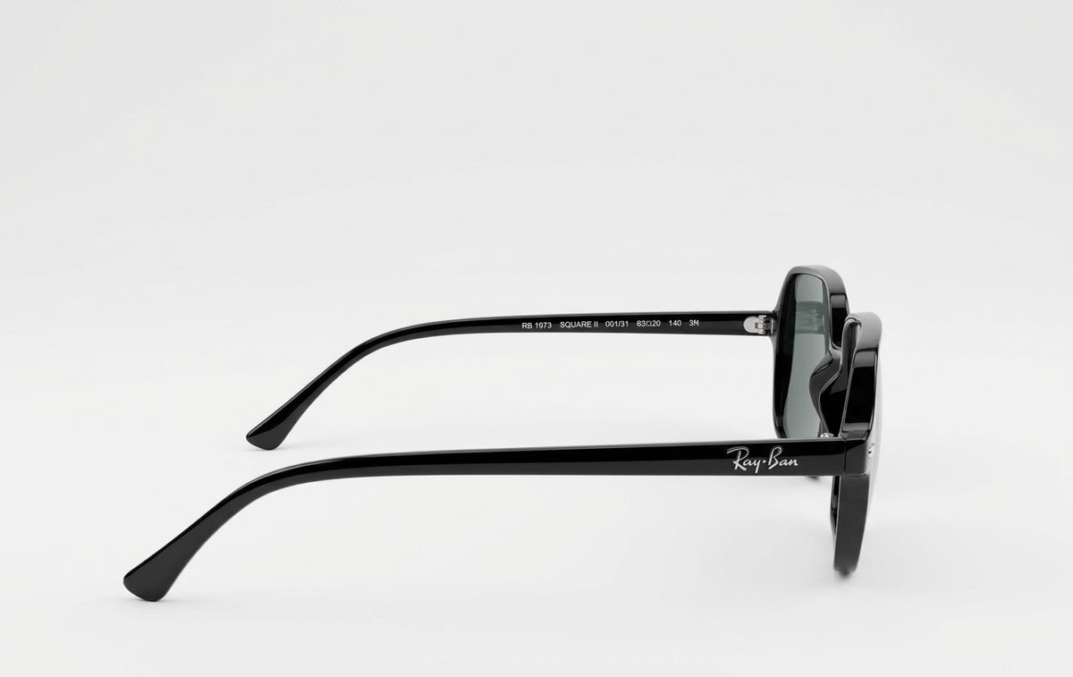 🔥 RAY-BAN SQUARE II - BLACK / G-15 CLASSIC (RB 1973 901/31) 🔥