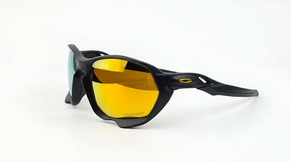 ⚡ OAKLEY PLAZMA OO9019 – MATTE BLACK / PRIZM 24K GOLD POLARIZED ⚡