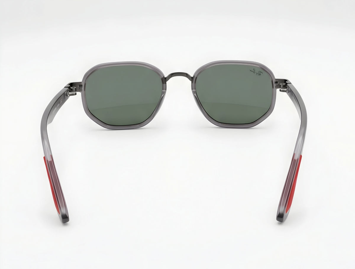 🔥 RAY-BAN SCUDERIA FERRARI RB3674M – POLISHED SILVER & CLASSIC G-15 🔥