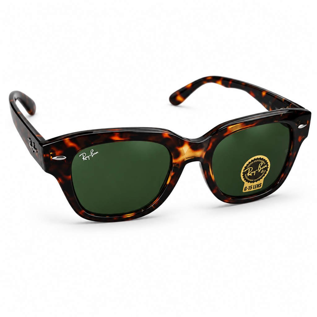 Ray-Ban Street: Estilo Urbano Imparable - Marco Carei - Vidrio Verde