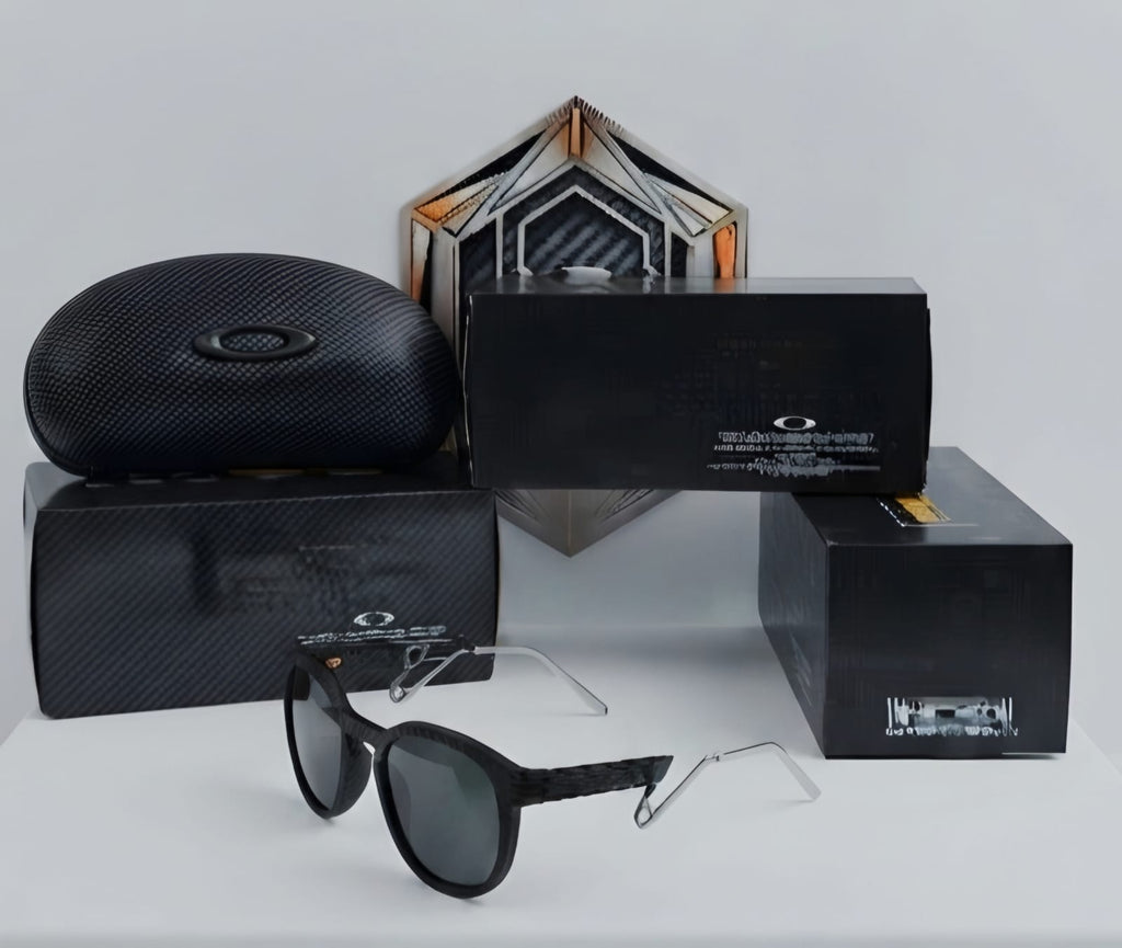 🔥 OAKLEY HSTN METAL – MATTE BLACK / BLACK INK 🔥
