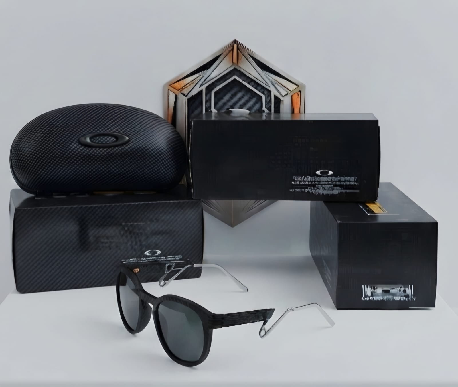 🔥 OAKLEY HSTN METAL – MATTE BLACK / BLACK INK 🔥