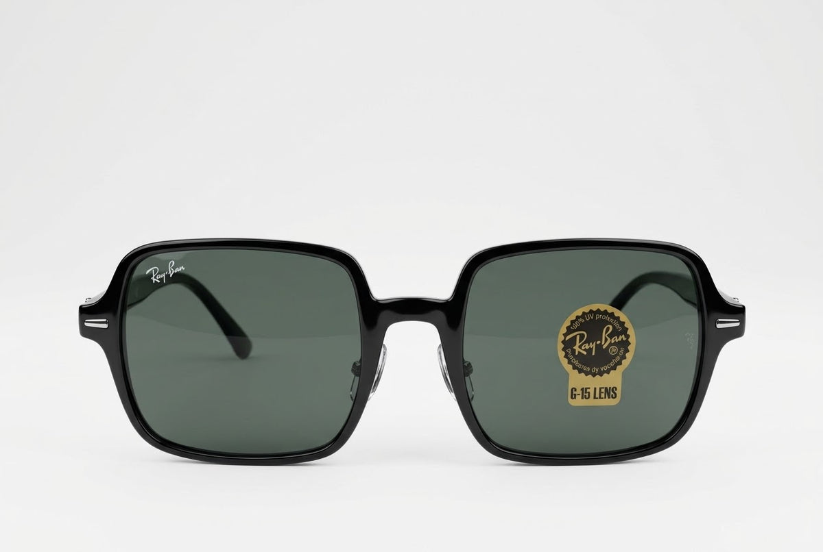 🔥 RAY-BAN SQUARE II - BLACK / G-15 CLASSIC (RB 1973 901/31) 🔥