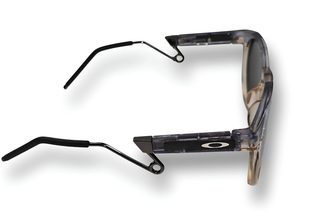 🔥 OAKLEY HSTN METAL – GREY SMOKE & AMBER CRYSTAL (PRIZM POLARIZED) 🔥