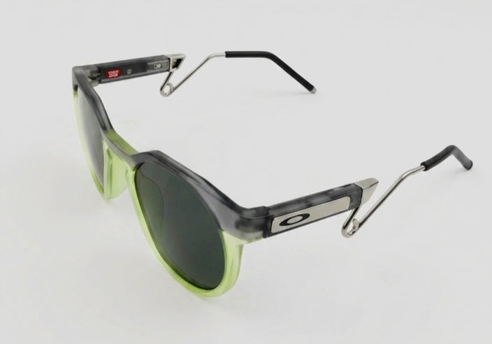 🔥 OAKLEY HSTN METAL – MATTE GREY SMOKE & CITRON CLEAR (PRIZM BLACK POLARIZED) 🔥