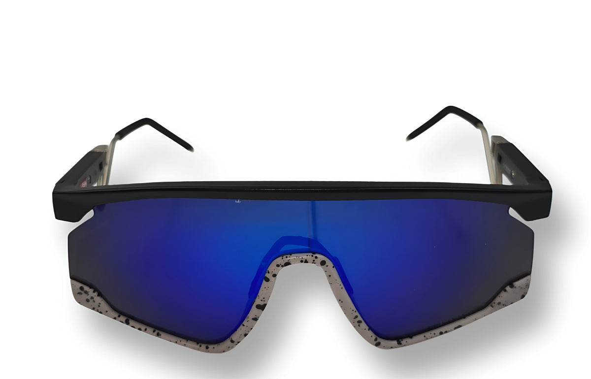 🔥 OAKLEY BXTR METAL – MATTE BLACK & SAPPHIRE BLUE (EDICIÓN SPLATTER) 🔥