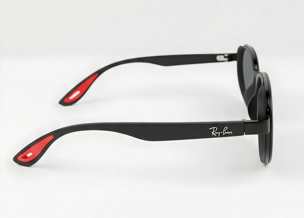 🏎️ RAY-BAN SCUDERIA FERRARI RB3674M – EDICIÓN ALL BLACK - MARCO NEGRO MATE / LENTES OSCUROS
