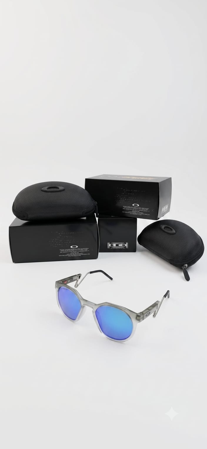 🔥 OAKLEY HSTN METAL – MATTE OLIVE INK & CLEAR (PRIZM POLARIZED SAPPHIRE / JADE) 🔥