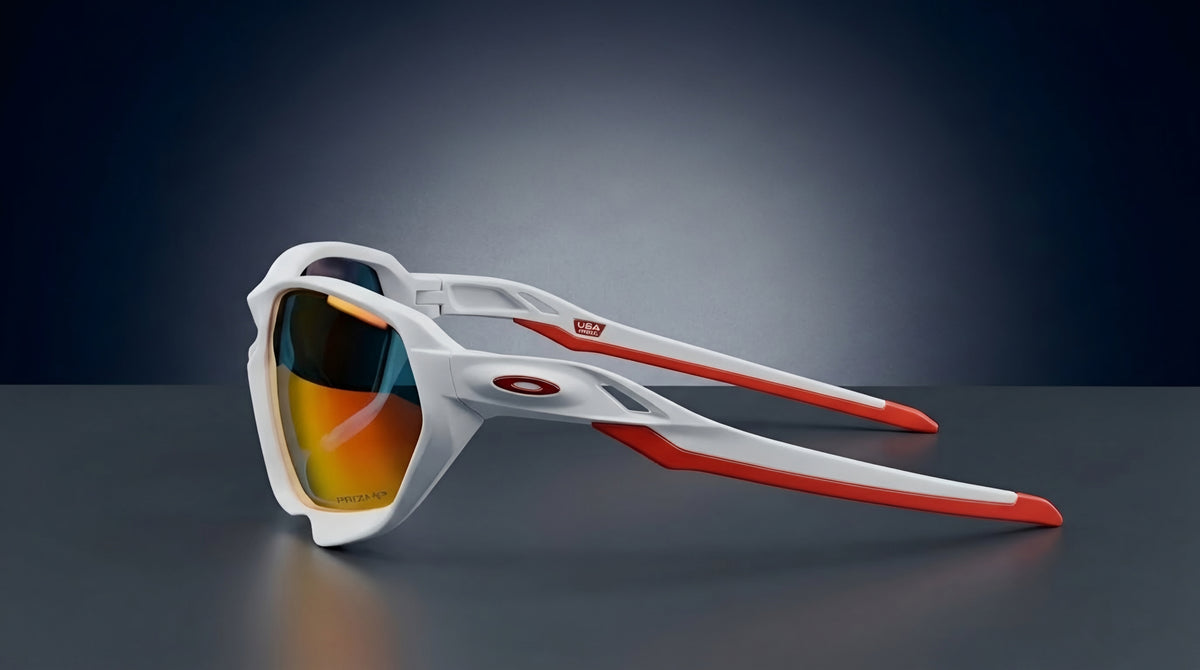 ⚡ OAKLEY PLAZMA OO9019 EDICIÓN ESPECIAL– MATTE WHITE / PRIZM RUBY SPORT EDITION ⚡