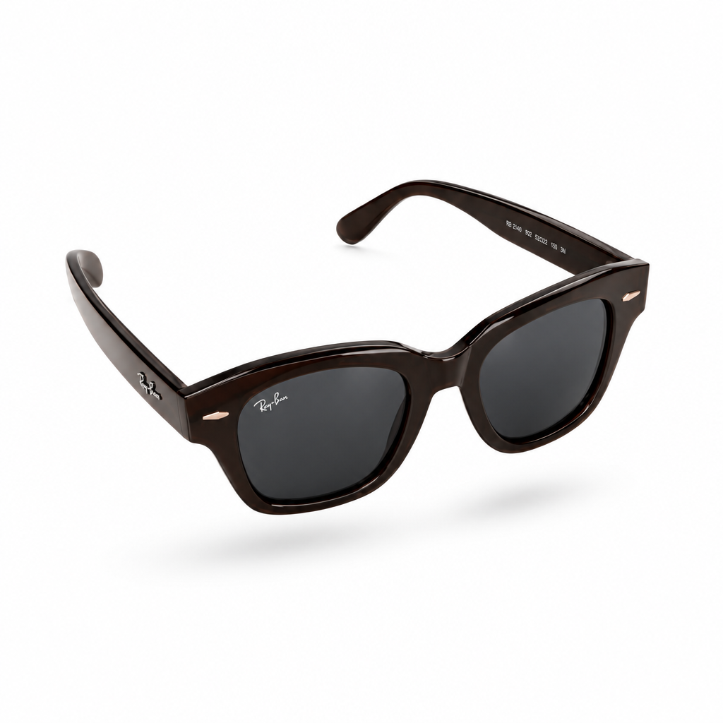 Ray-Ban Street: Estilo Urbano Imparable - Marco Negro - Vidrio Negro