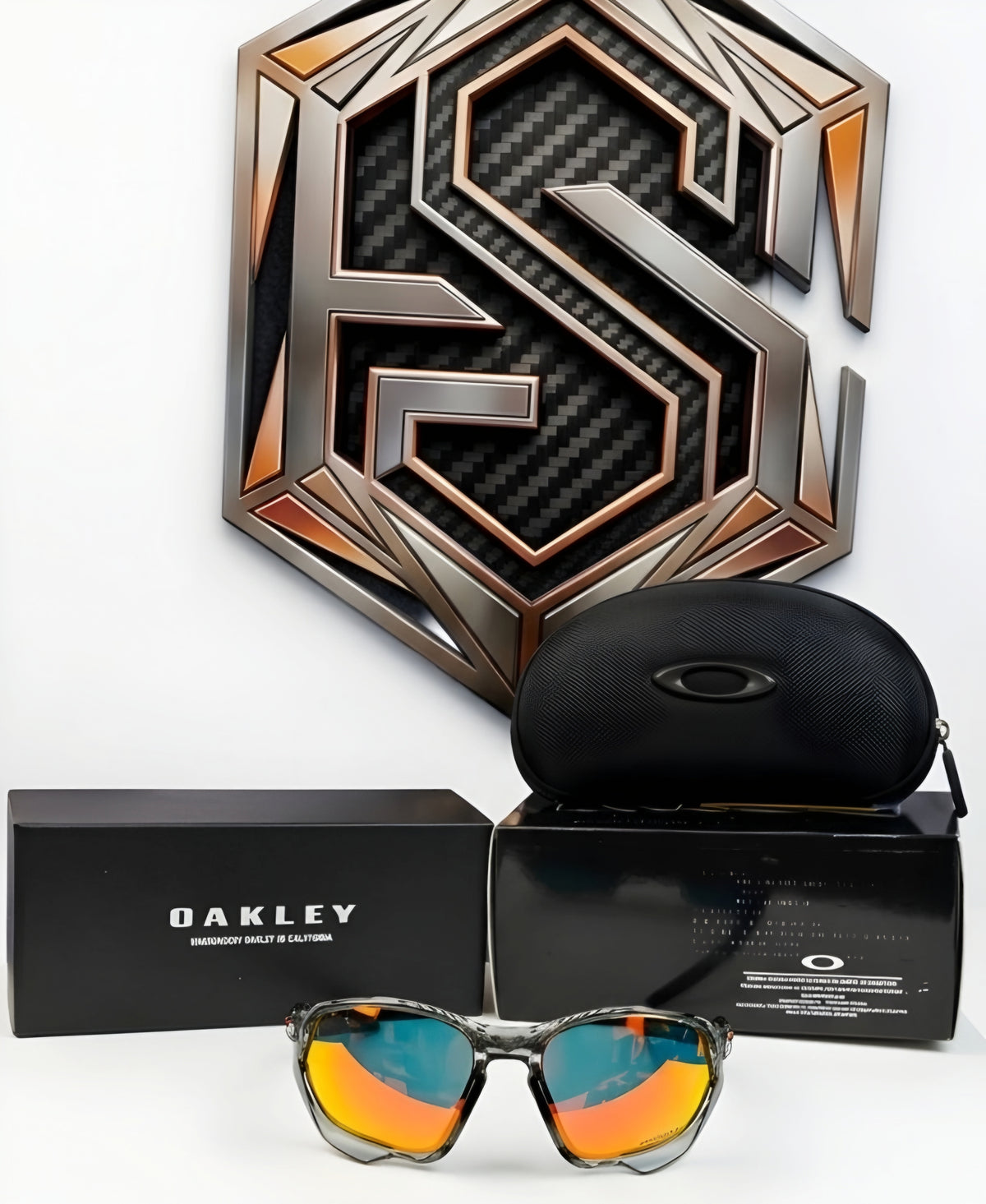 🔥 OAKLEY PLAZMA OO9019 – GREY INK / PRIZM RUBY 🔥