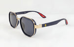 🏎️💨 RAY-BAN SCUDERIA FERRARI RB3674 | EDICIÓN ESPECIAL MOTORSPORT | Marco Azul Oscuro Mate & Dorado / Lentes Azules Oscuros Polarizados